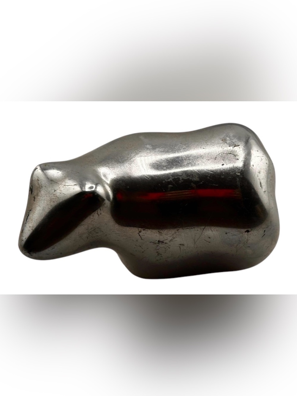 Vintage MCM Hoselton Polar Bear Aluminum Sculpture Signed Numbered